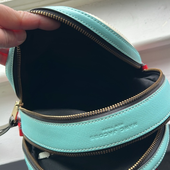 Marc Jacobs Pack Shot Block Leather Backpack - Picture 9 of 12